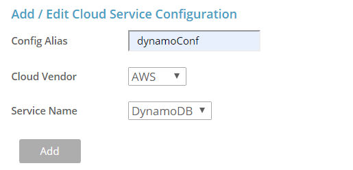 Add cloud configuration options