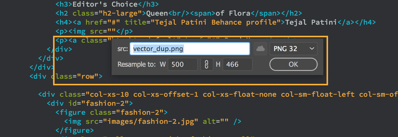 Including a CC library asset in your code