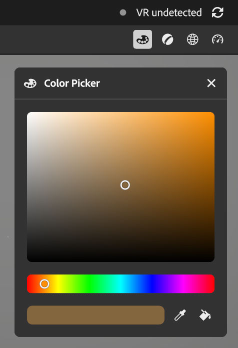 An image showing the Color picker.