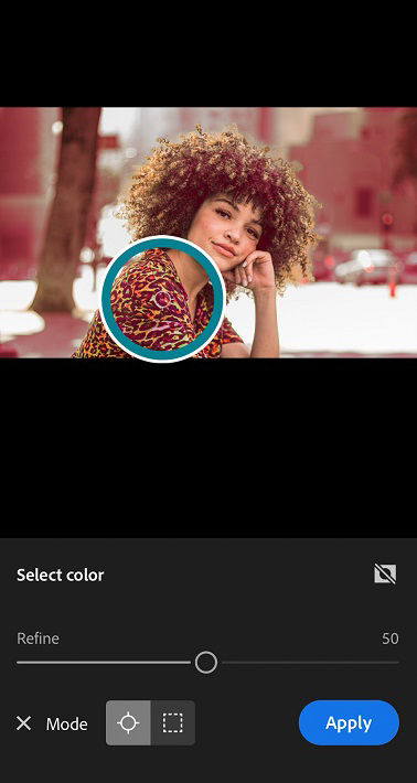 Kleurbereik in Maskeren