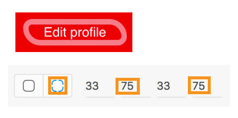 Adjusting the corners one by one