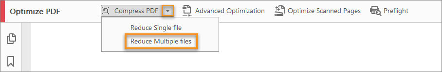 Compress multiple PDFs