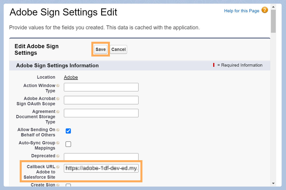 Configure Acrobat Sign for Salesforce for sending large documents.