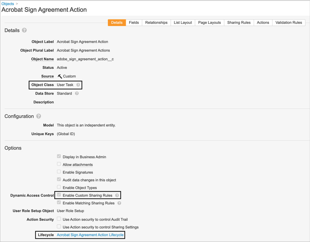 Acrobat Sign for Veeva Vault: Set Agreement Action