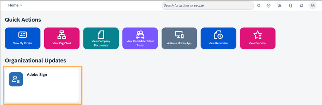 Connect SAP SuccessFactors to Adobe Acrobat Sign 