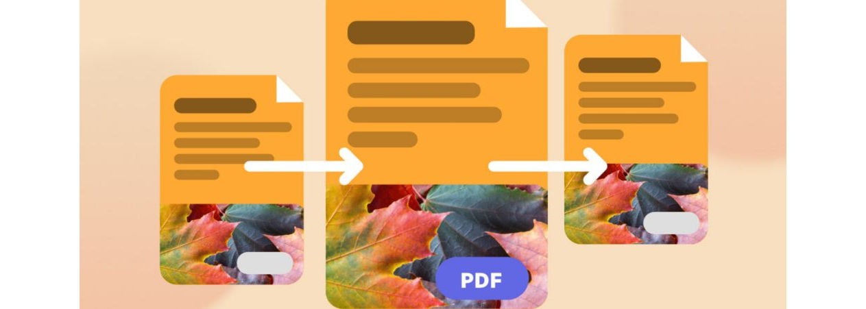 image shows a file converted to PDF and from PDF to another format||convert-pdf