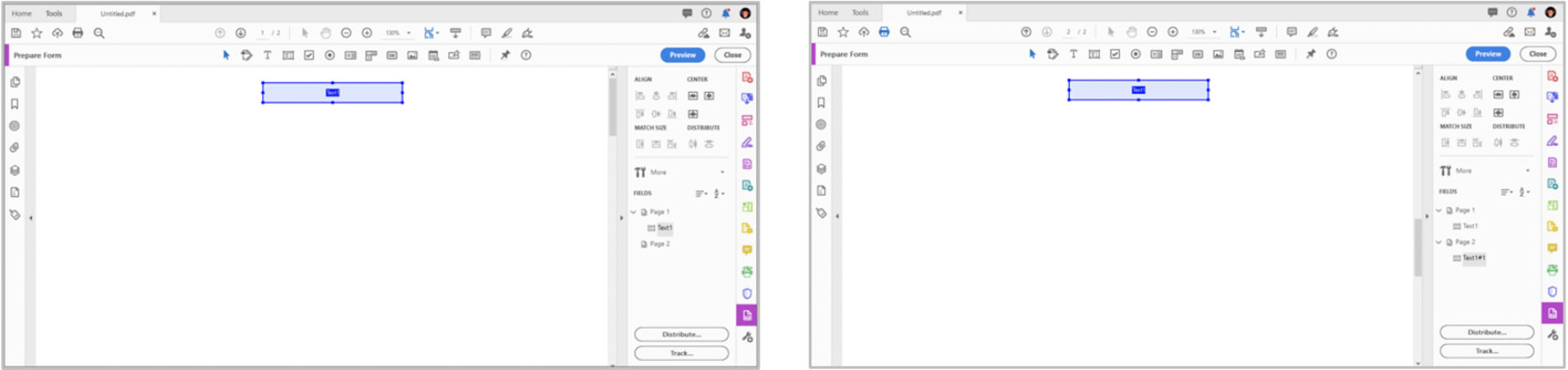 Copy and paste behavior of a form field