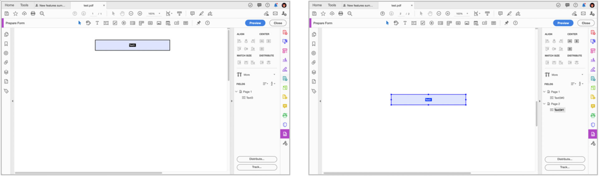 フォームフィールドのビヘイビアーのコピー＆ペースト