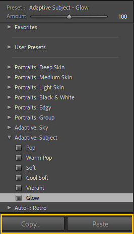 Batch edit Masking presets