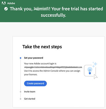 Create password