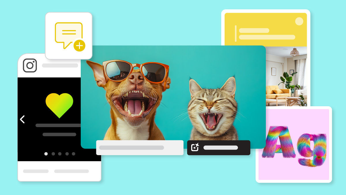 The Featured section of the create tab displays your go-to tools