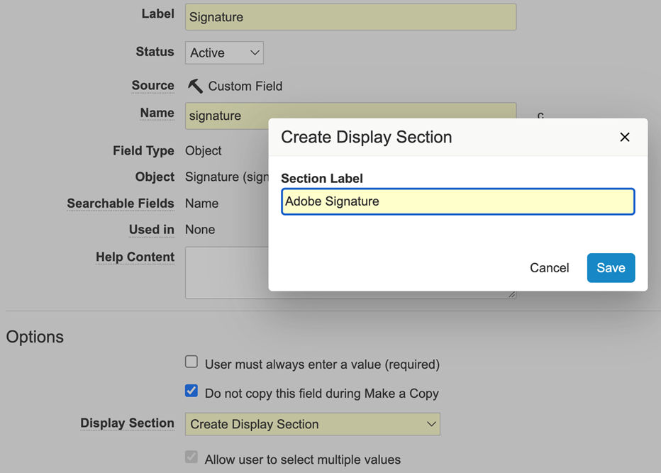 create-display-section