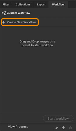 Create new workflow