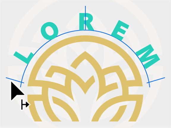 Add text along a path