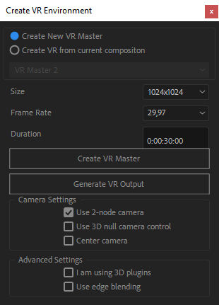Create VR Environment