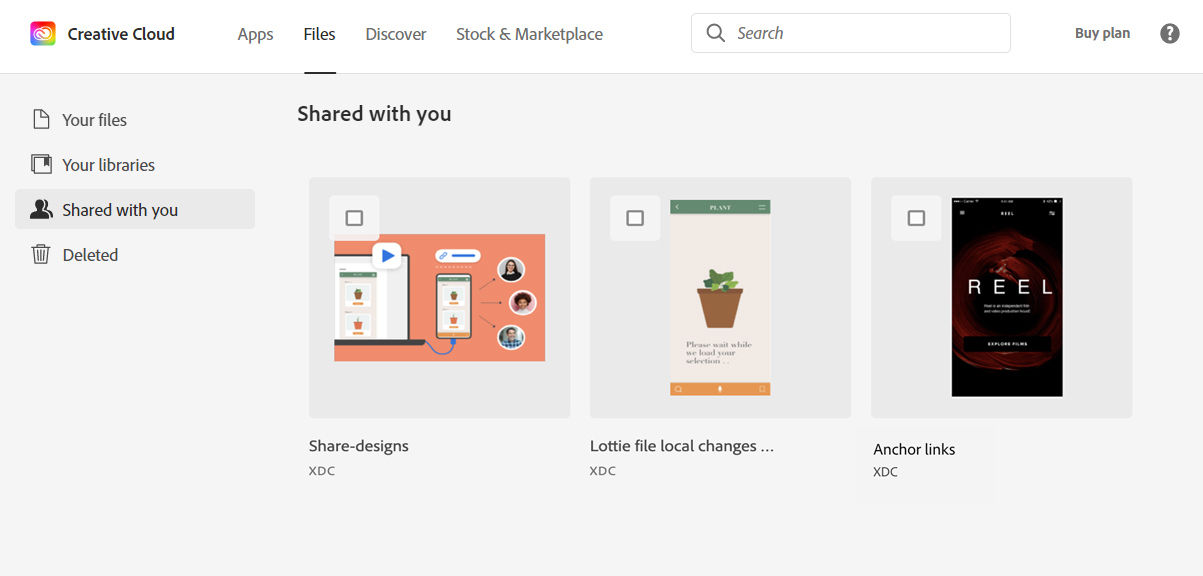 Shared with you section