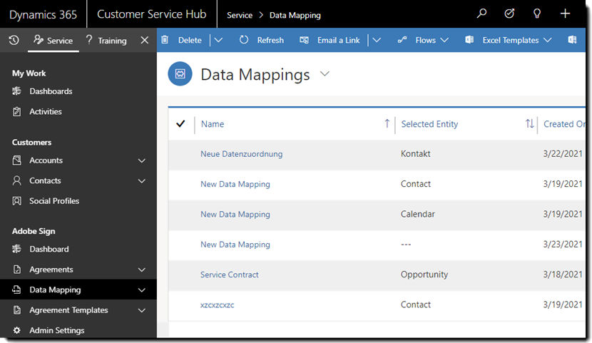 CS Hub - Data Mapping