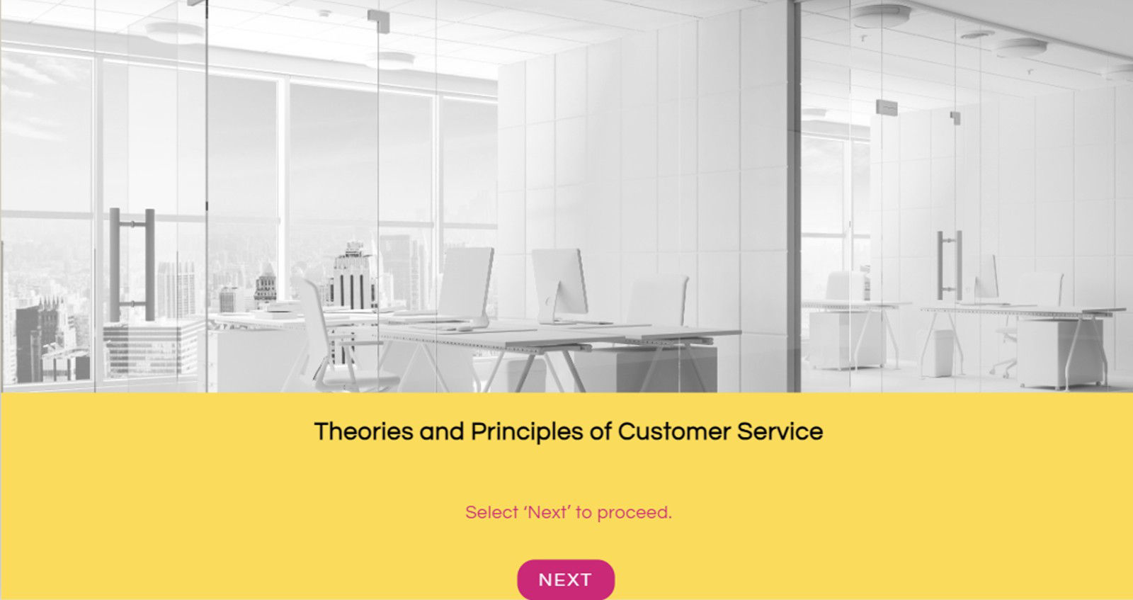 This image specifies the original image before AI generation for the Customer service training module introductory image