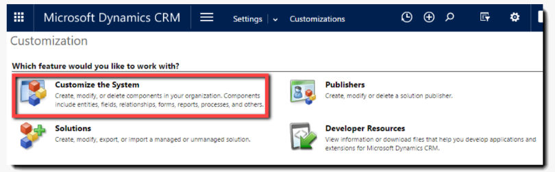 Customize the system