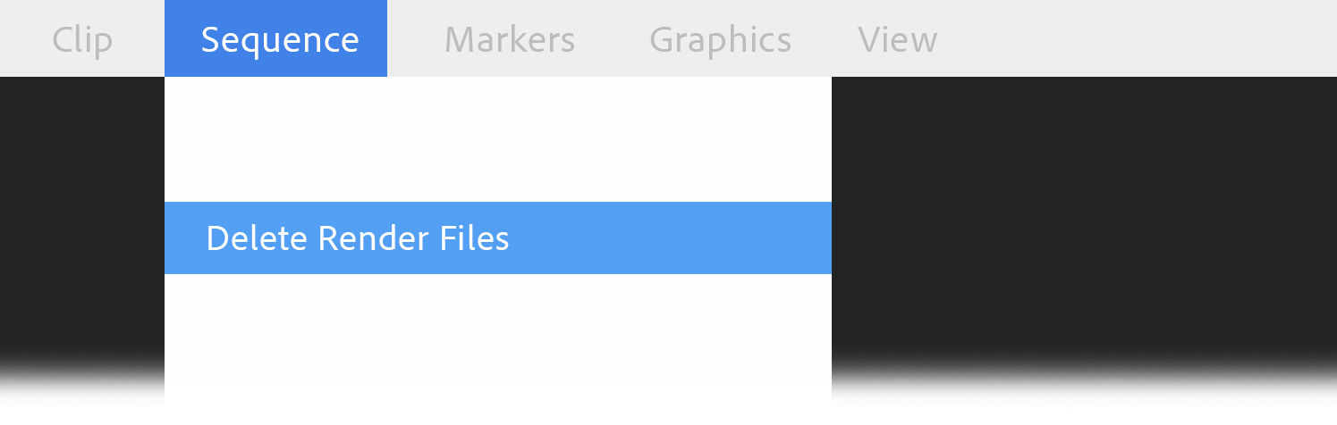 Deleting render files
