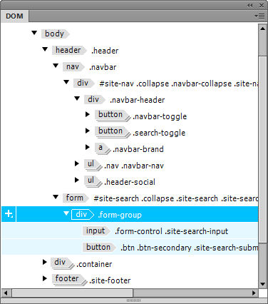 Child nodes highlighted when parent is selected