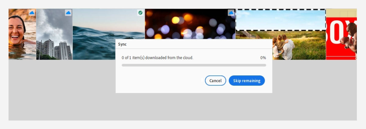Easily download media files from the Cloud.