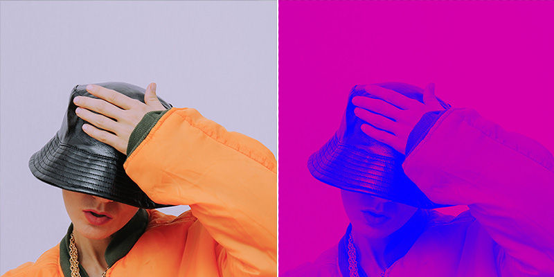 Apply Duotone effect quick action in your image