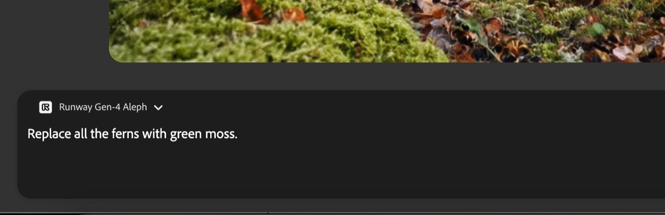 The prompr bar has a text prompt that reads - "Change the color of flowers to shades of yellow." 