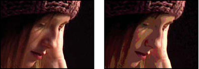 Median effect: before and after applying effect