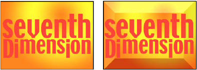 Bevel Edges effect: Original and with effect applied