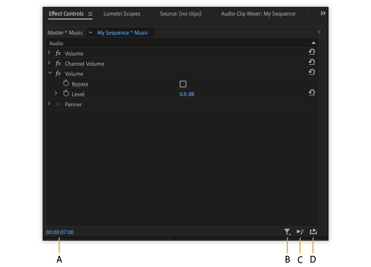 Effect Controls panel
