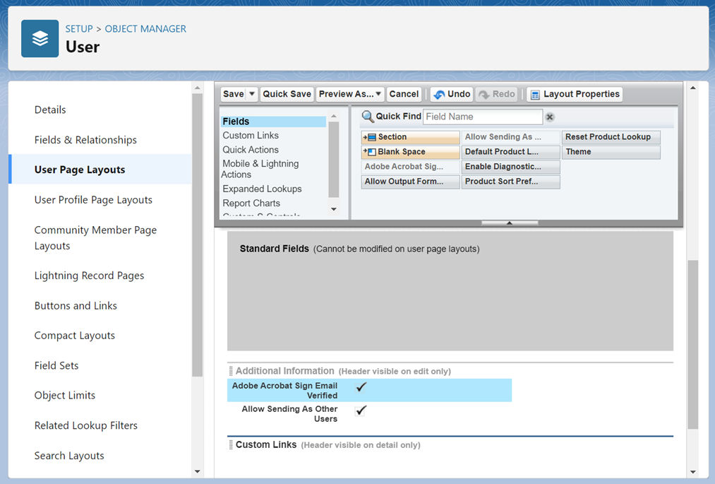 Acrobat Sign for Salesforce: Enable sending on behalf of others