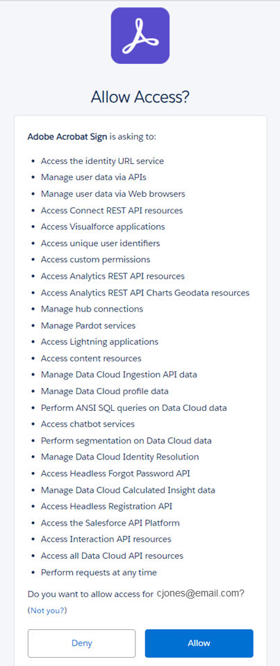 Enable automatic status updates in Acrobat Sign for Salesforce