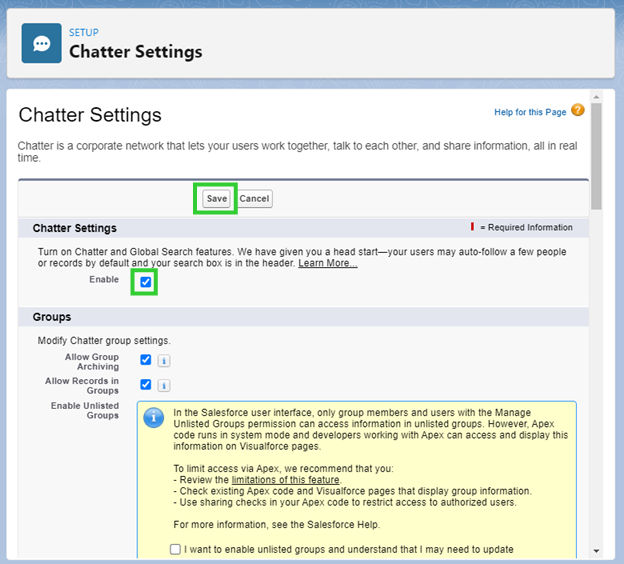 enable-chatter-settings