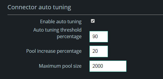 Enable auto tuning