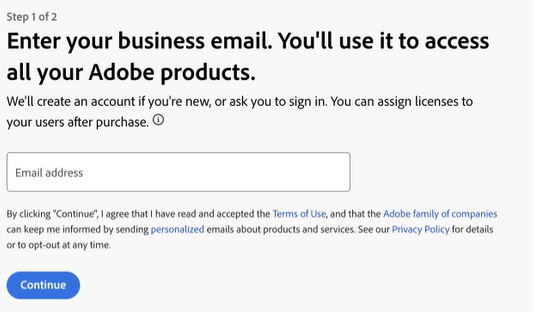 Enter email address