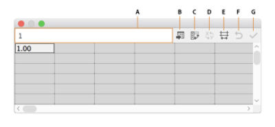 Окно &laquo;Данные диаграмм&raquo;