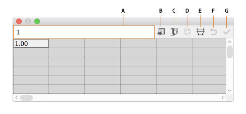 Ventana Datos de gráfica