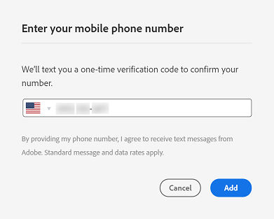 Enter phone number