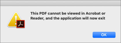לא ניתן להציג קובץ PDF בשגיאת Acrobat או Reader