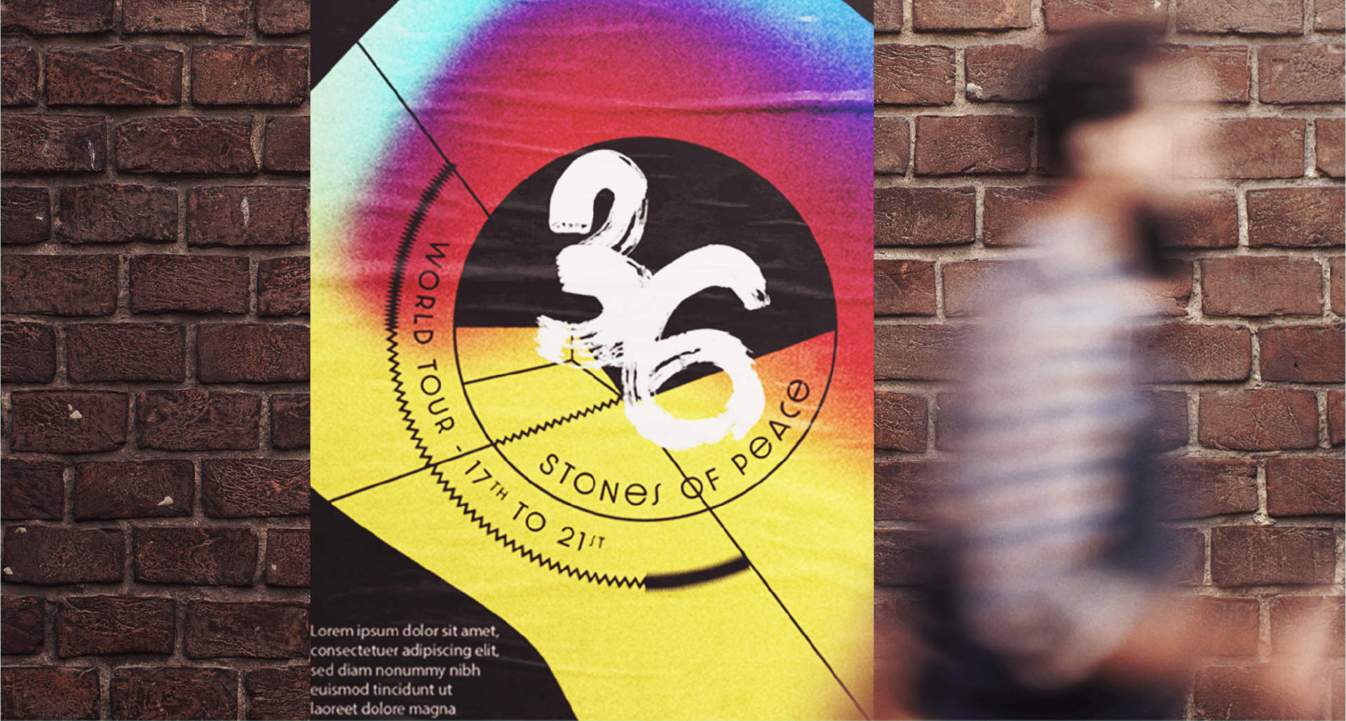 Creative typographical poster