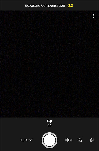 De belichtingscompensatie instellen in Adobe Photoshop Lightroom CC voor mobiele apparaten (iOS)
