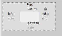 Positioned assets can be offset against the sides of their containing blocks.
