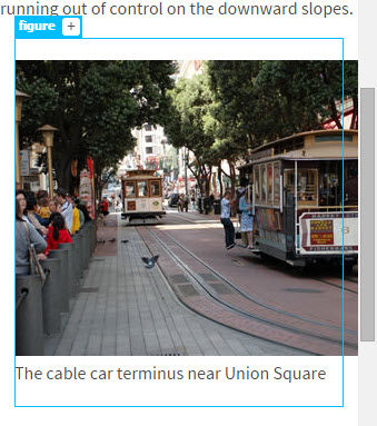 An image spills out of its parent container.