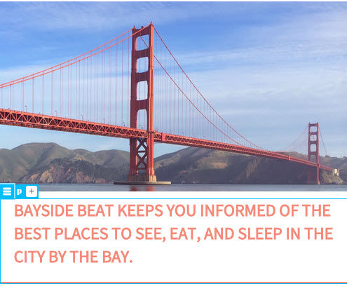Hero paragraph styled differently using a descendant selector.