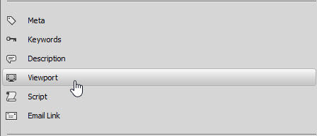 Adding the viewport meta tag to responsive pages