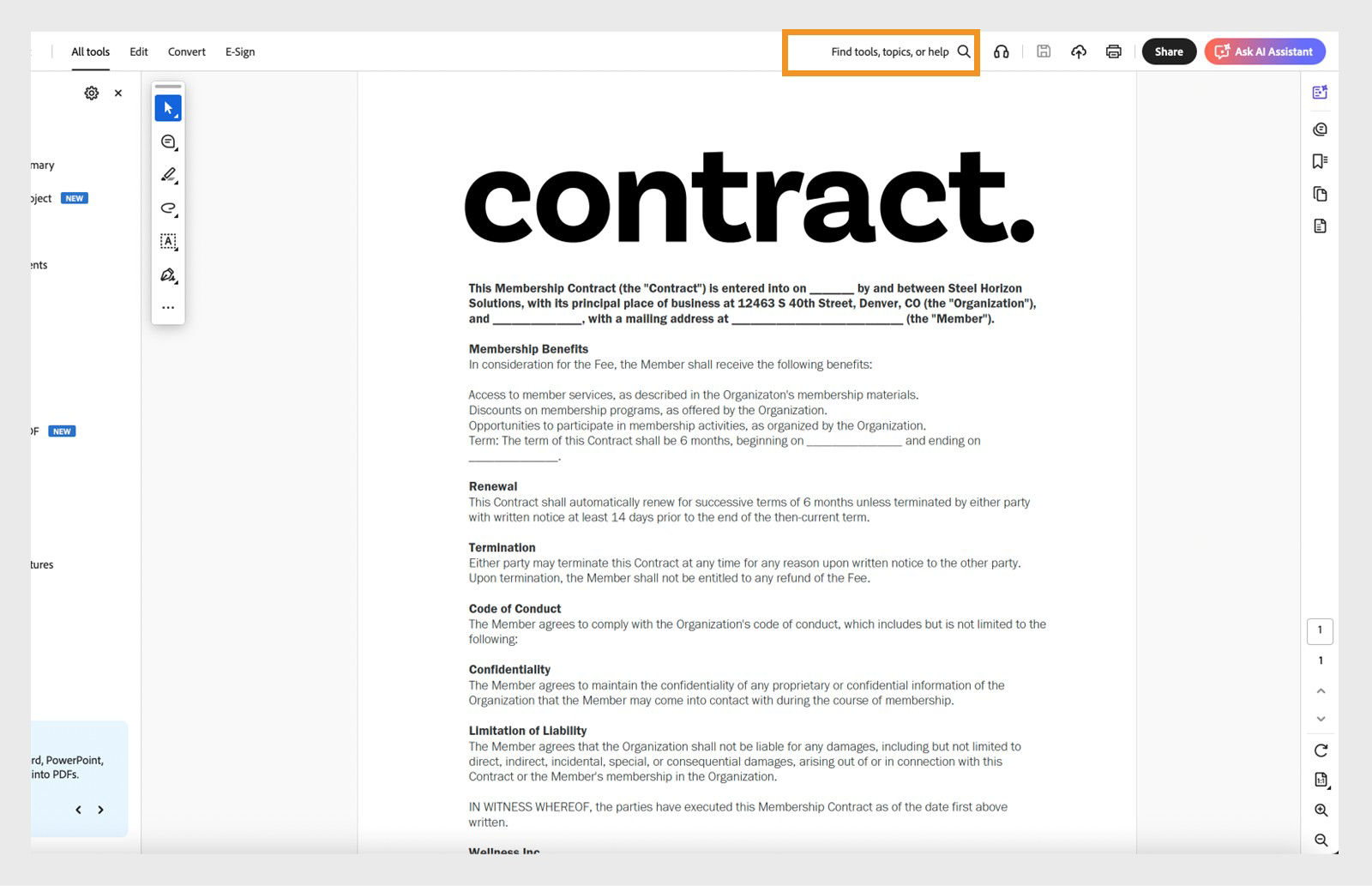 Adobe Acrobat の新機能
