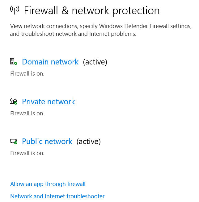Check your firewall and Antivirus settings