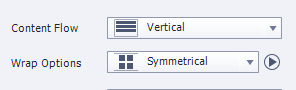 Flow and wrap options