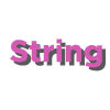 String type icon